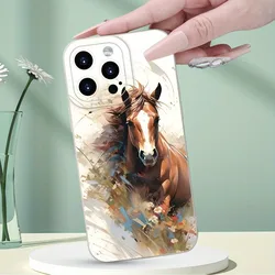 Elegant Horse Design Phone Case - Creative and Beautiful Smartphone Cover - iPhone 12 Mini (1)