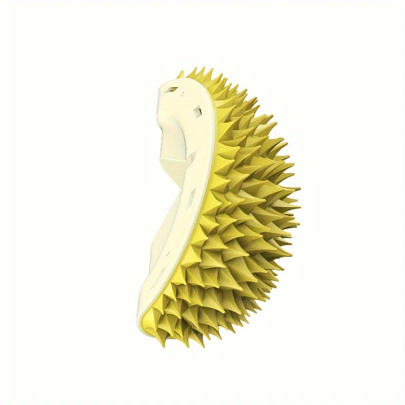 1pc Pet Cat Hair Rub, Removing Floating Hair, Can Be Fixed To The Corner, Massage Comb, Multi-functional Cat Scratch Rub