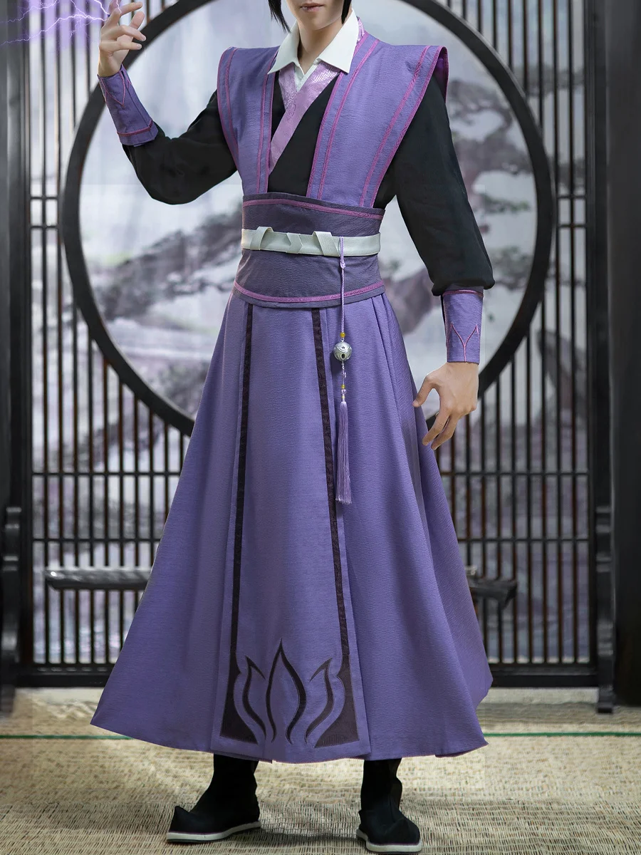 

Anime Mo Dao Zu Shi MDZS Cosplay Costume Jiang Cheng Adult Ver Cosplay Ancient Hanfu Clothing Cosplay Unisex Full Set