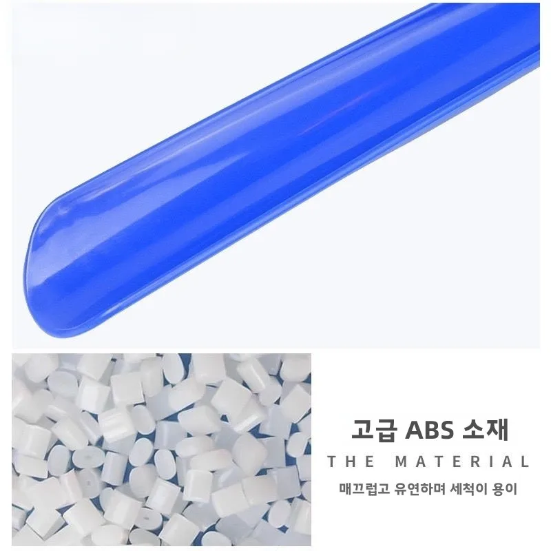 플라스틱 신발끈 긴 손잡이 노인 가정용 신발 착용 도구 사용하기 쉬운 신발 보조 도구 사무용품