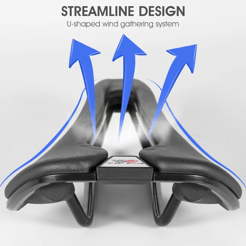 Bicycle Saddle Seat Cushion WEST BIKING Professional Hollow Ultralight Bike Racing Soft Leather For Man MTB Road Cycling Parts