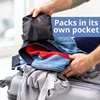 Stuffable Clothing Travel Neck Pillowcase Rectangle Neck Pillowcase Portable Travel Storage Bag Neck Pillow Airplanepillow 4