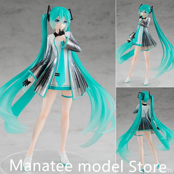 スマイルアクションフィギュア初音ミクyyb-pvcアクションフィギュアオリジナルポップアップパレードアニメモデル玩具人形のギフト