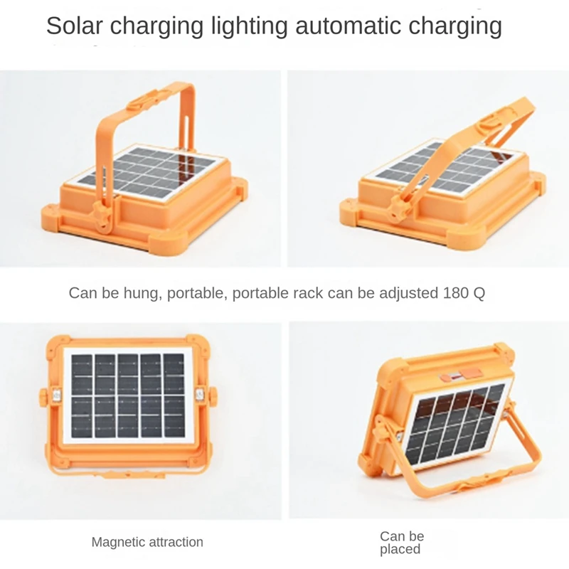 충전식 캠핑 조명, 288 LED 캠핑 랜턴, 강력한 자석 손전등, 수리 비상 램프, 3000Mah 1500LM, 인기 판매