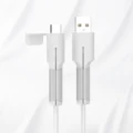 White USB A to C