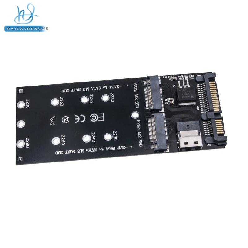 SATA M.2 Adapter M2 NVME SSD to SFF-8654 Converter 22Pin SATA to M2 expansion Card For PC Desktop Mainboard led driver adapter