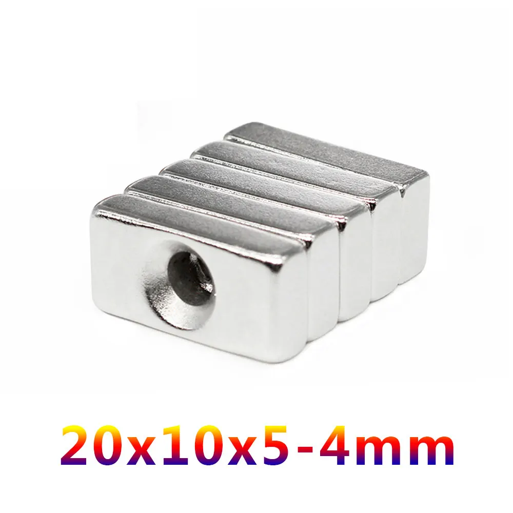 2/5/10/20/30/50PCS 20x10x5-4mm ī ũ  4mm   NdFeB ڼ 20x10x5-4   ڼ 20*10*5-4