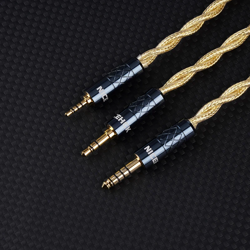 NiceHCK CoaxialSir Ultra Furukawa Copper Silver Alloy+8N Copper Foil+Silver Plated Cable 3.5/2.5/4.4mm MMCX/2Pin for Bravery