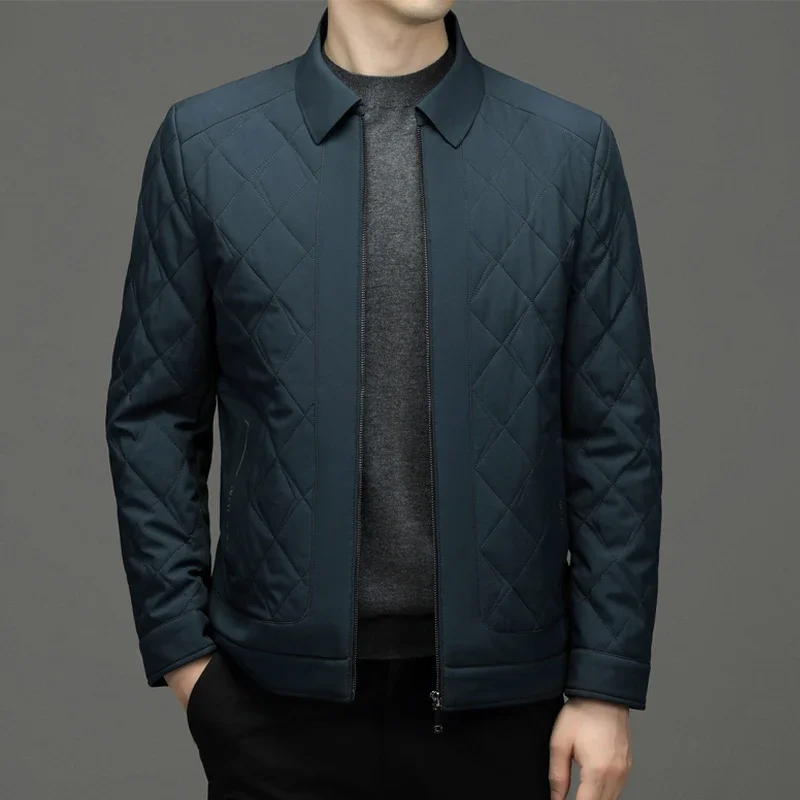 

Men's Winter Jacket New Cotton-Padded Clothes Imitation Wind Thick Warm Cotton-Padded Jacket Cold-Resistant Hooded Casual Coat