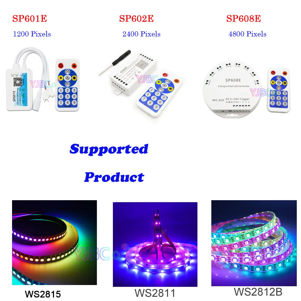Controller Ws2812b Remote Control | Ws2811 Ws2812 Rgb Led Controller ...