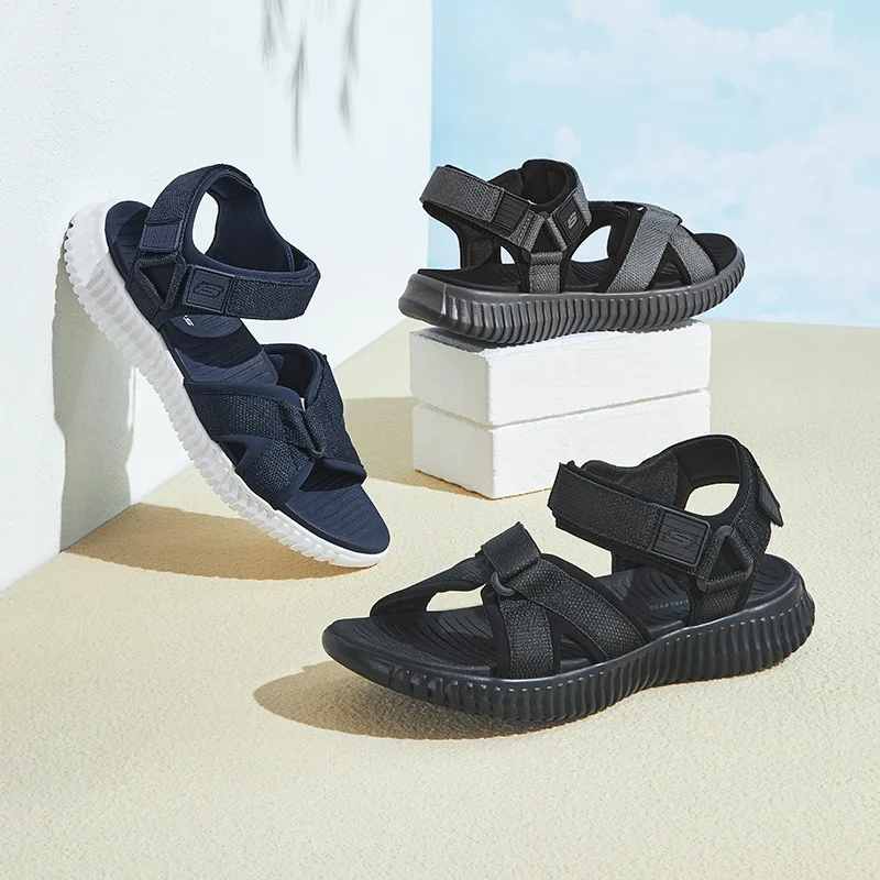 Scarpe Skechers Per Uomo "Elite Flex Sandal" Sandali Cassic, Flessibili E Curvi, Morbidi, Comodi E Alla Moda