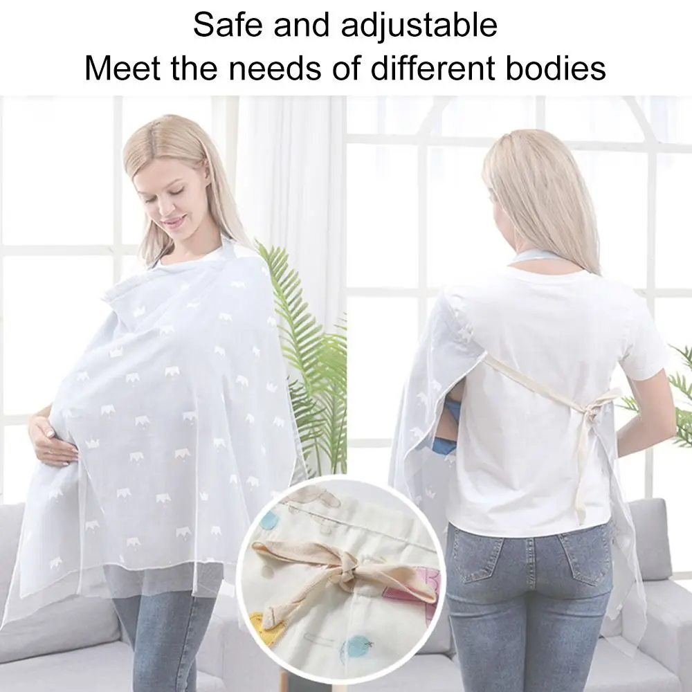 Breathable Light Blocking Adjustable Baby Feeding Nursing Cover Nursing Cloth Privacy Apron Breastfeeding Cape Cover