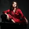 101888-37b80e.jpg SnapFactory-Ensemble pyjama à manches longues Mulberry pour femme, vêtements de nuit gris, été, automne, printemps, hiver, marque, 100%, 2 pièces
