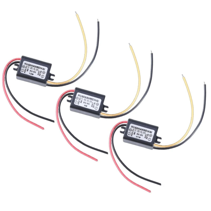 

Direct Current Converters 12V-24V to 9V 1A/2A/3A Bucked Converters Module Reduced Voltages Regulator Car Power Converters