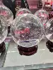 60-200MM Natural white ， Pink，yellow Quartz Ball Smelting Sphere Healing Crystal Balls For Meditation divination Home  Decoratio 1
