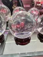 60-200MM Natural white ， Pink，yellow Quartz Ball Smelting Sphere Healing Crystal Balls For Meditation divination Home  Decoratio 1