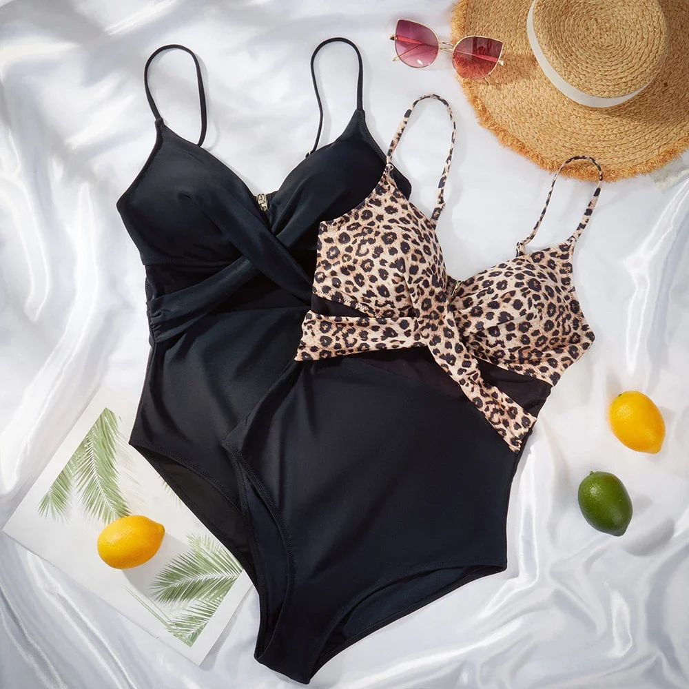 

Sexy One Piece Swimsuit Women V Neck Backless Swimwear Female Push Up Bathers Bathing Suits Monokini Beachwear for Women 2023