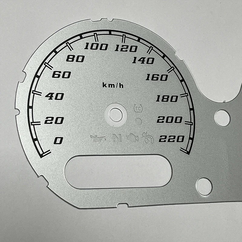 Adesivo Corno Del Diavolo Con Strass Per Cruscotto Auto, Contagiri, Volante, Decorazione Interna Auto, Bianco/rosso