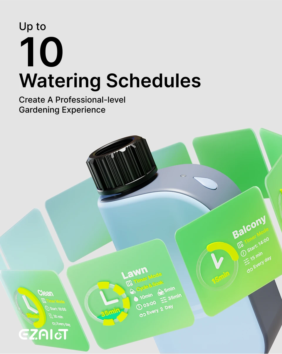 Wifi Smart Garden Watering Timer Automatic Irrigation Programmer System Sprinkle