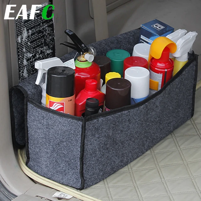 Car Soft Felt Storage Box Trunk Bag Vehicle Tool Box Multi use Tools Organizer Bag Carpet