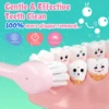 Seago Kids Electric Toothbrush Sonic Child Dolphin Colorful Observing LED 2 mins Smart Timer IPX7  Waterproof Teeth Cleaning 3
