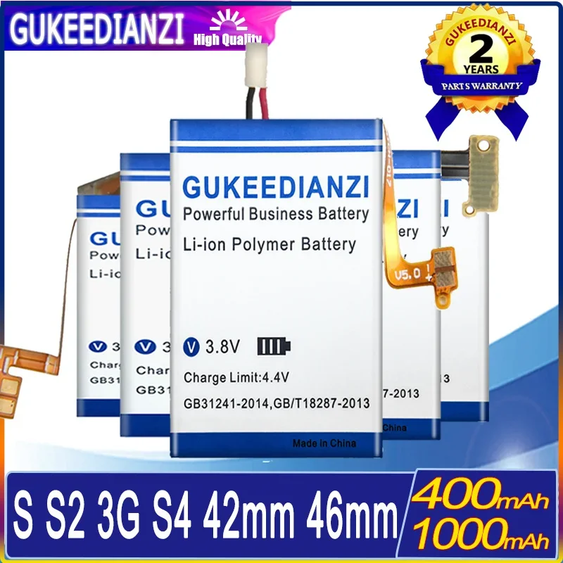 

Battery For Samsung Gear S S2 3G S4 42mm 46mm Classic SM-R750 R750 SM-R600 R730 R732 BR720 SM-R800 SM-R800 Li-polym Bateria