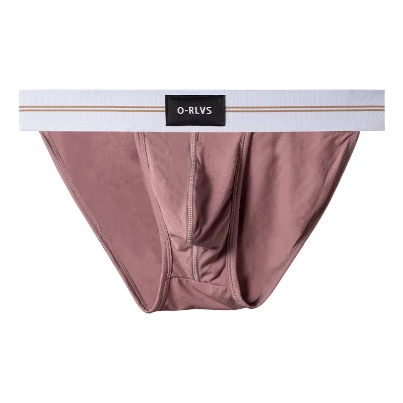 Simple modal men's underwear sports low waist, breathable U convex high fork briefs OR6109 3