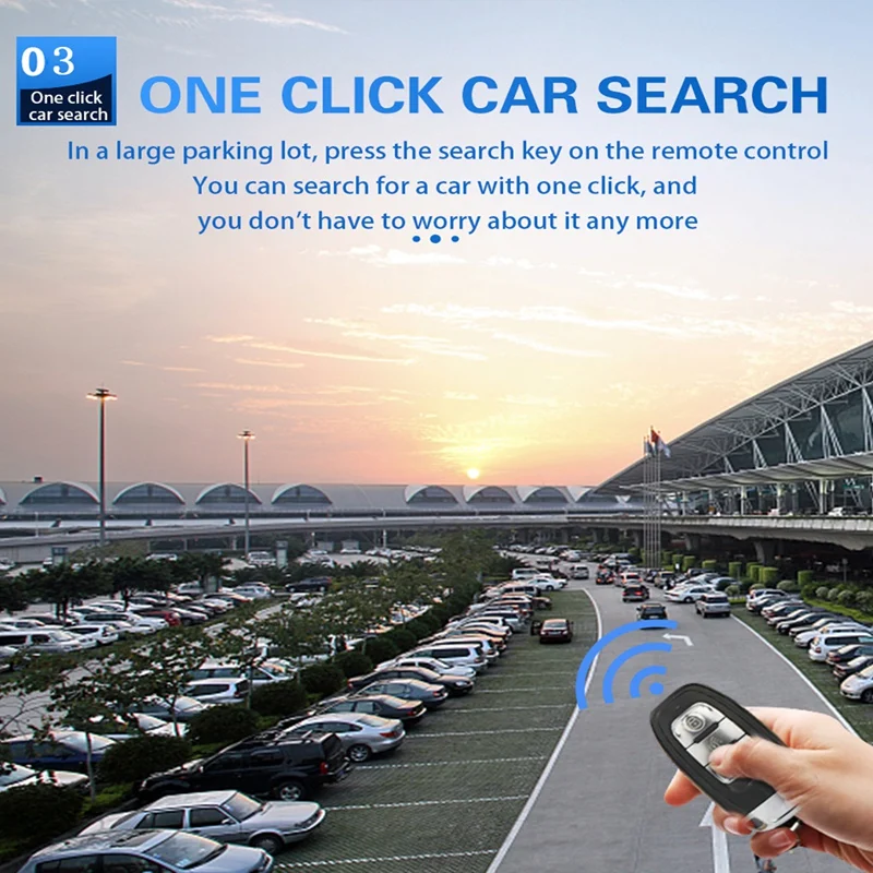 차량용 무선 리모컨 RFID 원 클릭 시동 시스템, 청각적 및 시각적 알림, 원 키 시동 점화 시스템