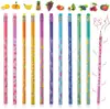 Smelly Pencils for Kids Inspirational H Pencils with Erasers Cylinder Colorful Fun Wood Pencils Motivational Graphite 1
