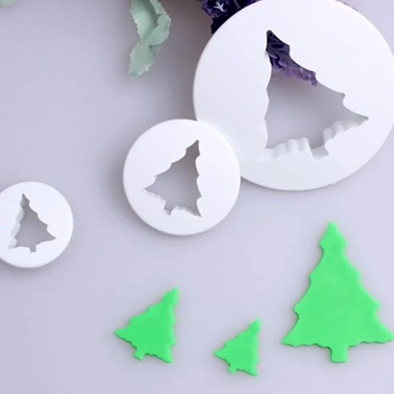 3Pcs/set Multifunctional Tree Shaped Molds for Household Kitchen Cookies Candy Cutting Baking Mould Kitchen Tools Accessories