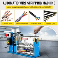 VEVOR Electric Wire Stripping Machine Cable Stripper 1.5-38mm 11 Channels Acrylic + Aluminum W/ Blade for Scrap Copper Recycling 2