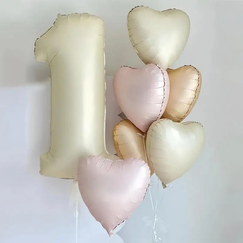 Palloncini 30 Anni Compleanno - Decorazione Crema, Beige e Oro per Donna e Uomo