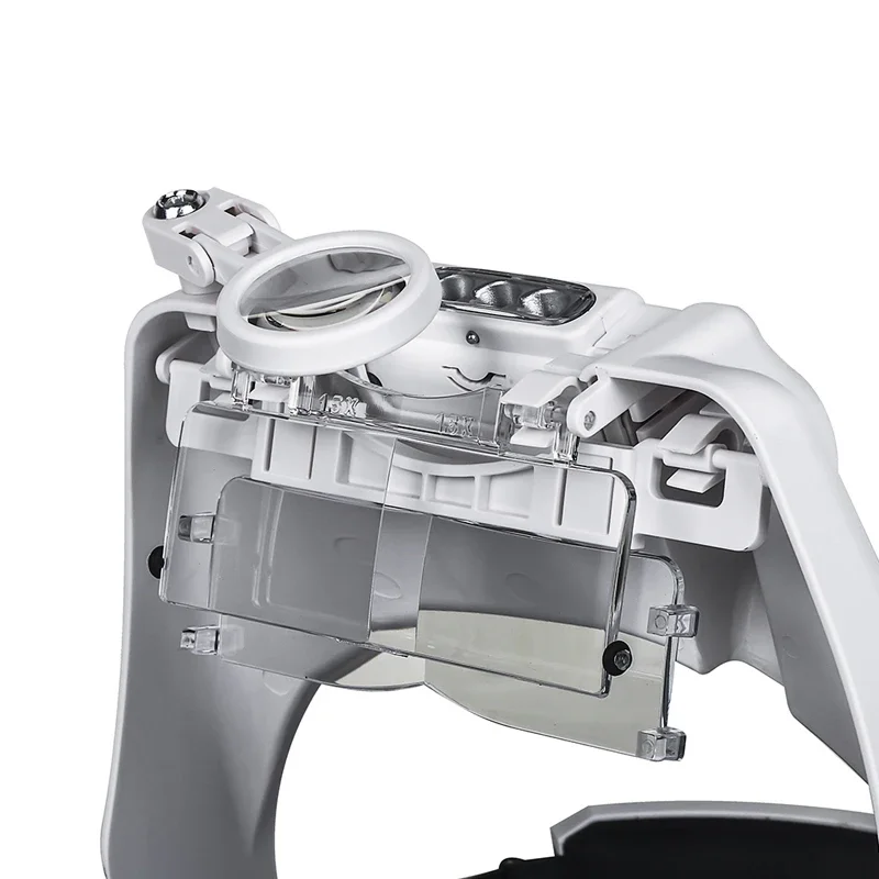 LED Headband Magnifier Glasses for Jewelry Watch Repair