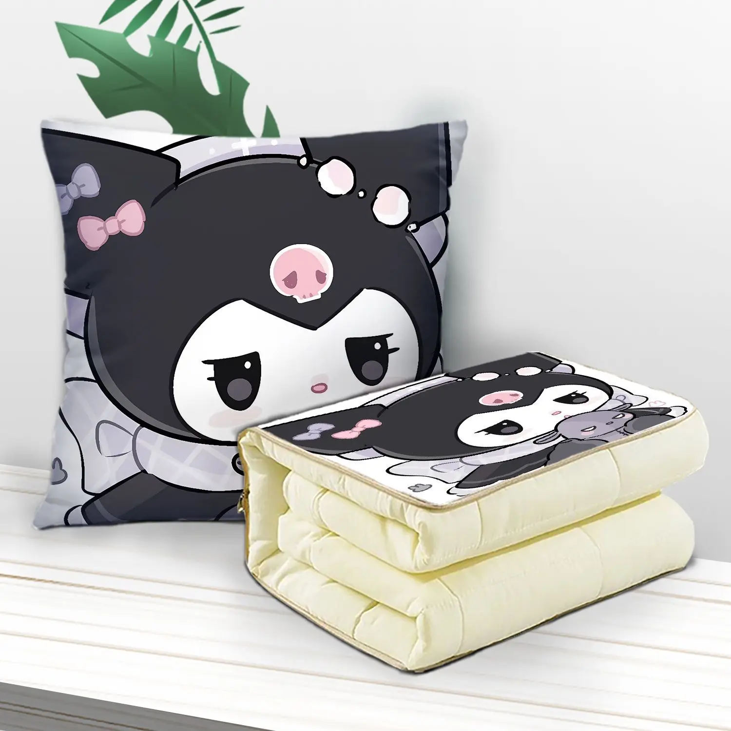 thumbnail image 1 of Nueva colcha de almohada de dibujos animados de Sanrio para la oficina, la pausa del almuerzo, el uso en el automóvil, colcha de almohada 2 en 1, colcha multifuncional para aire acondicionado, 1 of 5