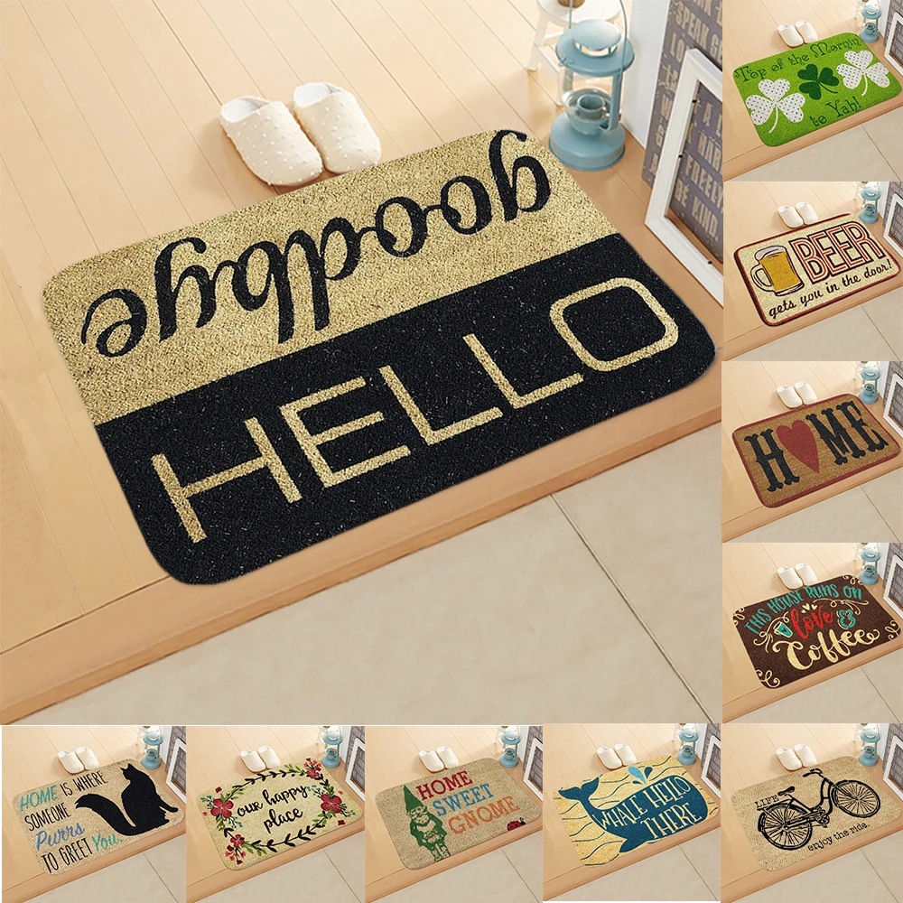 Doormat Rug carpet Mat Floor Mat Entrance Door Mat Non Slip Footpad