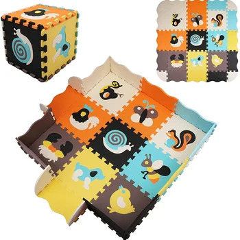 Modello animale Tappetino da gioco per bambini Puzzle Giocattoli per bambini Schiuma EVA Yoga Tappetini striscianti Tappetino Tapete Room Decor Regali per bambini 1