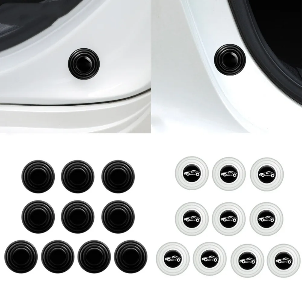 

10PCS Car Door Bumper Protector Stickers Universal Shock Absorbing Mute Shock Noise Gaskets Bumper Protector for Cars Trucks SUV
