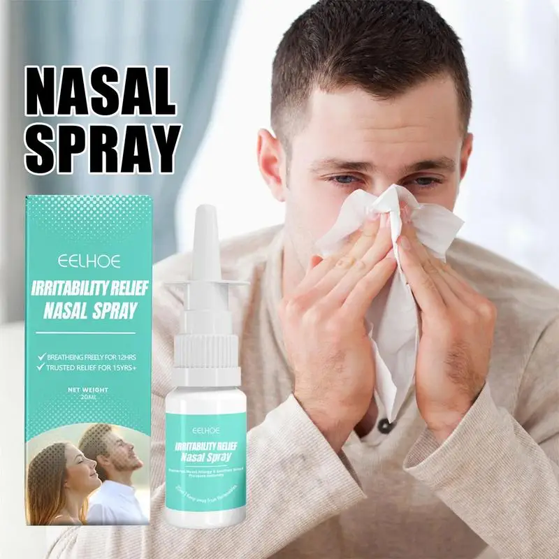 

Irritability Relief Nasal Spray 20ml Ultra Fine Mist Fast Everyday Stuffy Nose Relief Relieve Nasal Congestion Runny Nose Dry