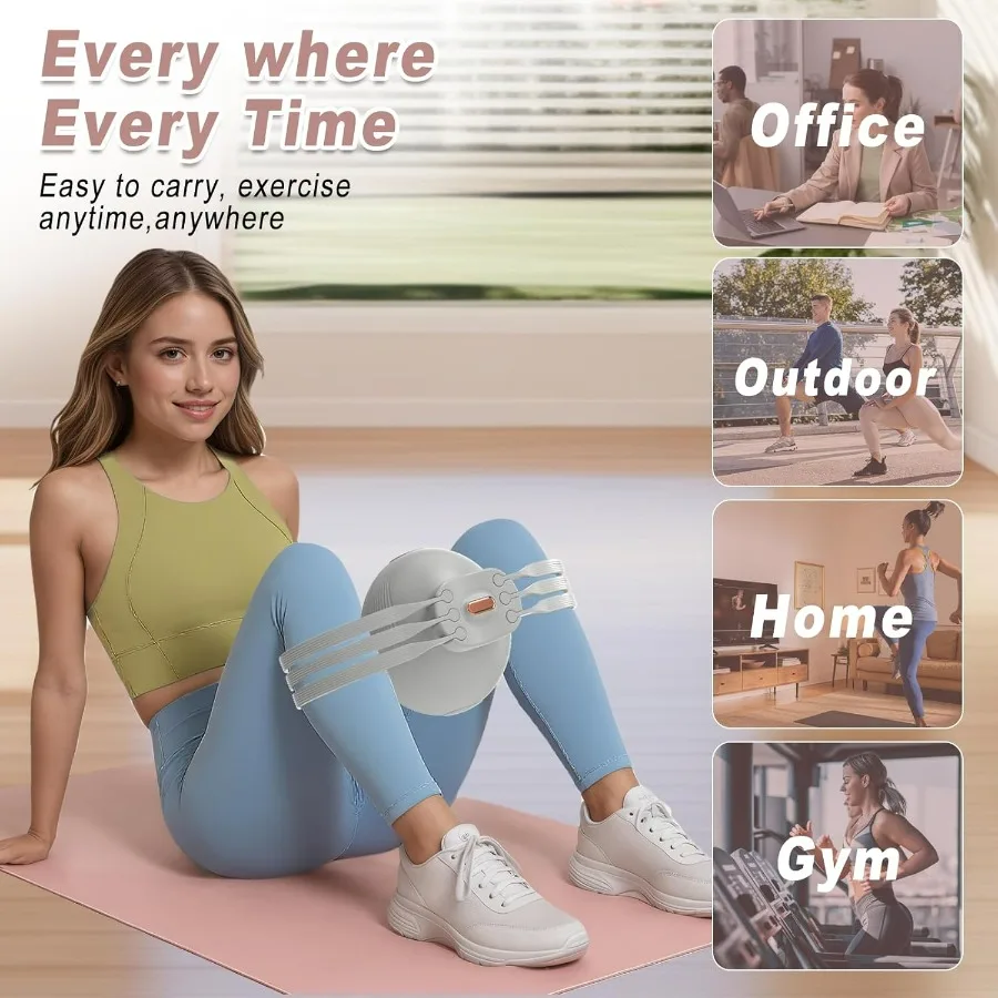 Thigh Master, Hip Trainer Kegel Exerciser for Postpartum Rehabilitation, Pelvic Floor Trainer, Thigh Exerciser for Women, Inner