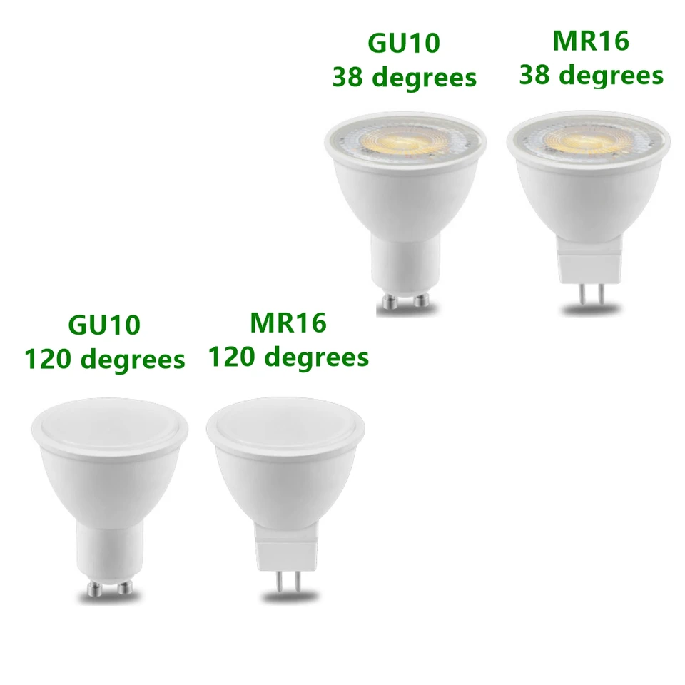 R16 LED Bulb Equivalent 12V 4200K Diable, 600 Luens Gu5.3 LED Spotlight Bulb 7watt Enclosed Fixture Rated Laps For Track And Hoe Lighting - LED Light Bulbs, LED Spot Light