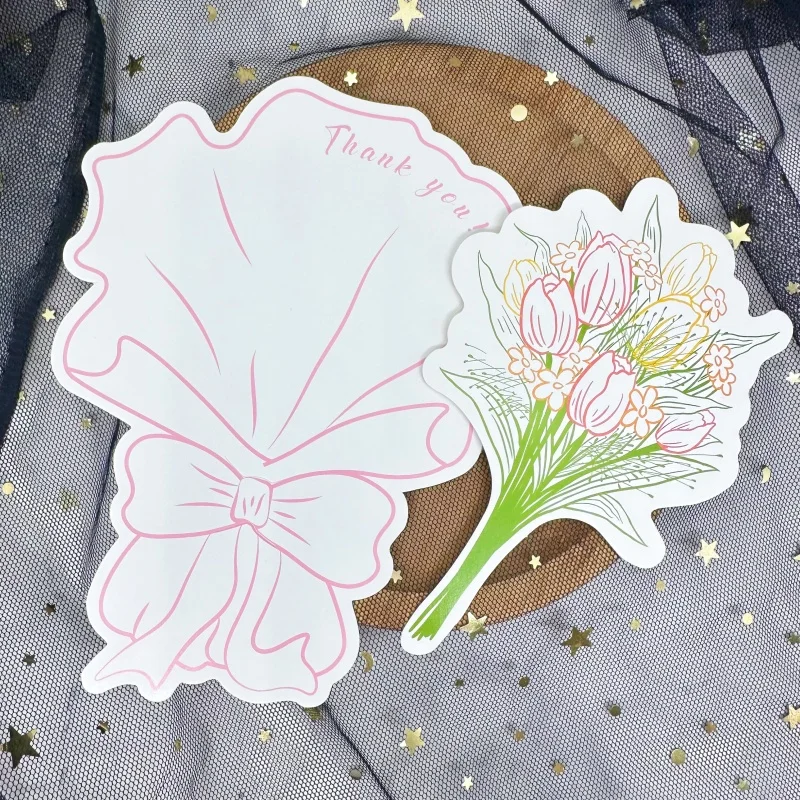 Elegant Orchid Thank You Cards - Handwritten Note Set for Weddings, Parties, and Special Occasions