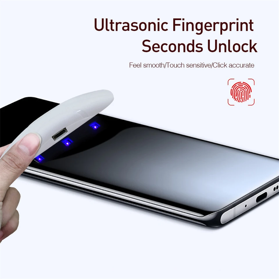 3D Curved High-Quality Full Glue UV Tempered Glass Screen Protector