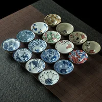 80ml Blue And White Porcelain Cone Teacup Anti Scaling Hand-Painted Ceramic Tea Bowl Travel Meditation Cup Chinese Tea Set - Image 2