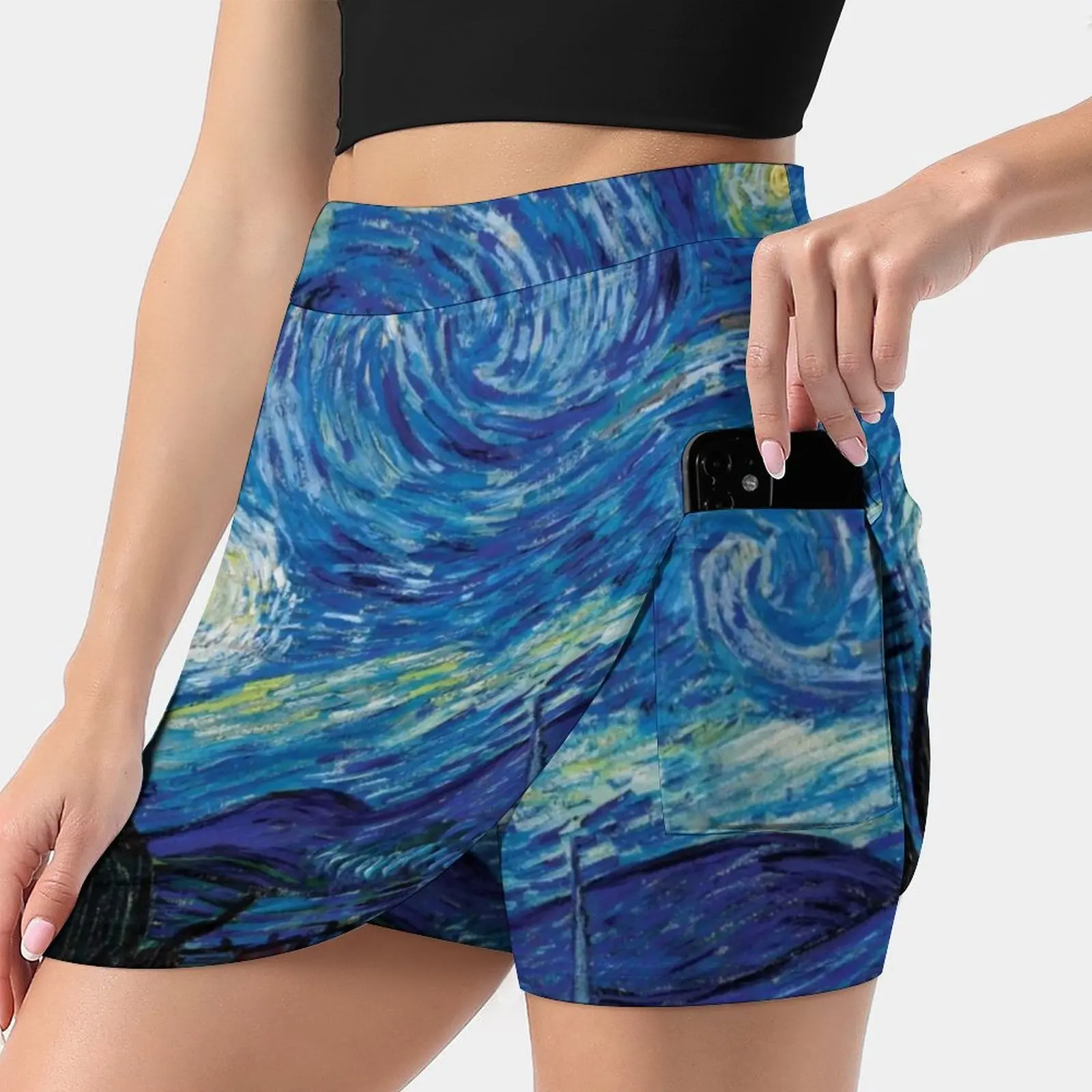 Gonna cielo astratto Van Gogh notte stellata minigonne alla moda estate  vita alta stampata Street Wear gonna Casual taglia grande 2XL 3XL _ -  AliExpress Mobile