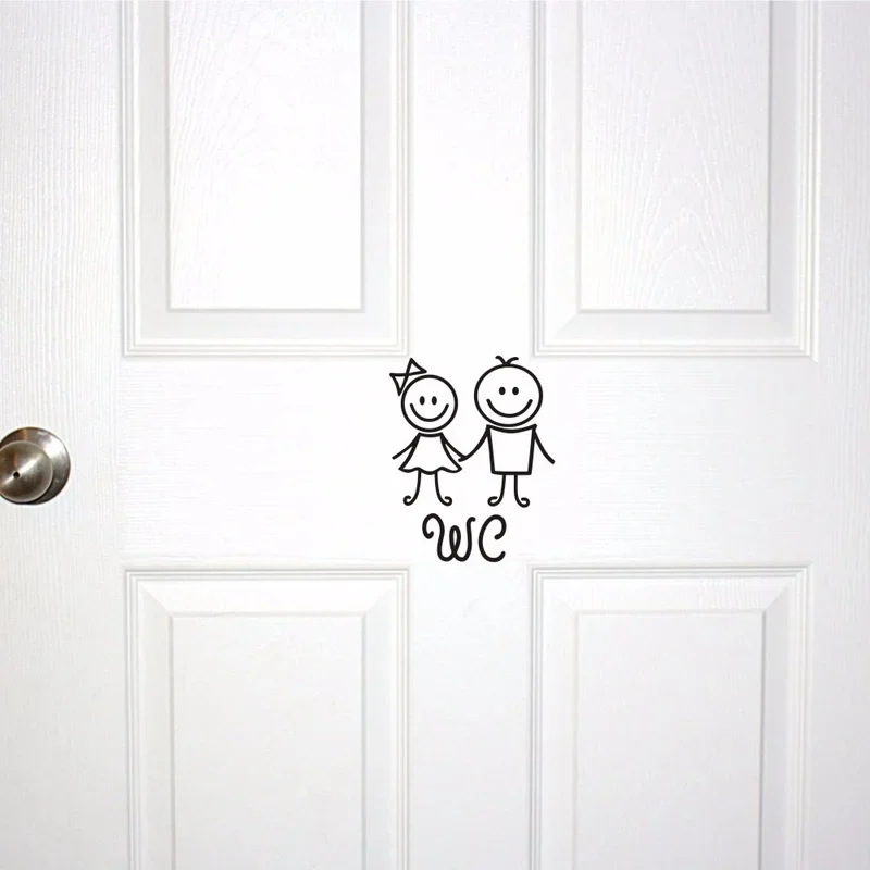 Bathroom Toilet Vinyl Stickers