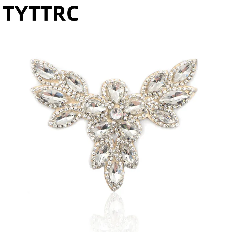 

1PC Beautiful Crystal DIY Flower Bridal Wedding Party Shoes Accessories High Heels Shoes DIY Manual Rhinestone Shoe Decorations
