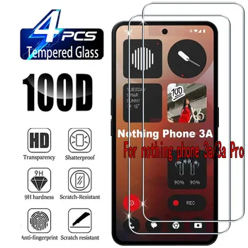 Pellicola protettiva per schermo HD da 2/4 pezzi per Nothing Phone 3/3A /3A Pro in vetro temperato