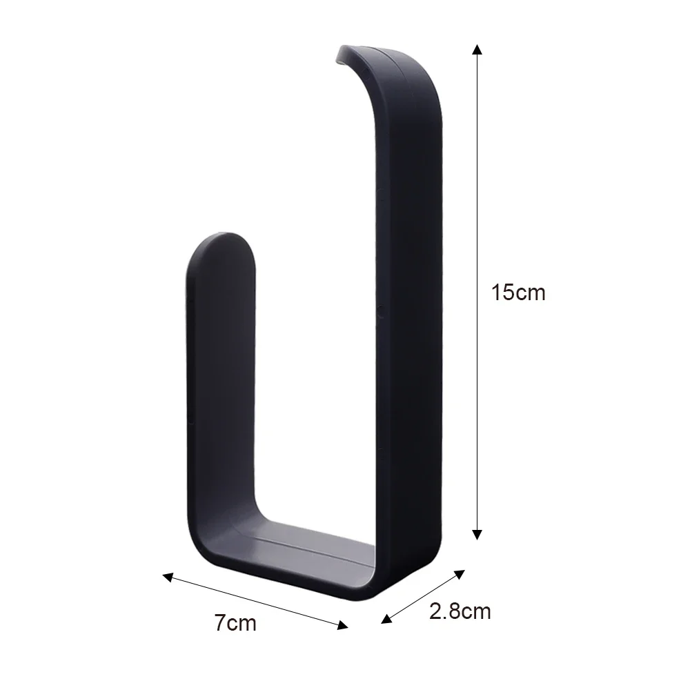4/1PCS Wall Mounted Toilet Paper Rack Self-adhesive Bathroom Towels Holder Kitchen Cling Film Hanger Without Punching Holder