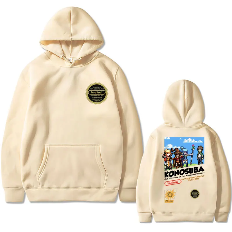 

Hot Anime Konosuba God's Blessing On This Wonderful World Funny Cartoon Print Men Women Plus Size Hoodies Manga Sweatshirt
