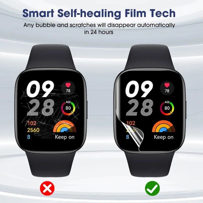 1-5PCS Hydrogel Film For Redmi Watch 2 3 Lite Active HD Screen Protector on Xiaomi Watch 2019 Color Smart Watch Poco Accessories 5
